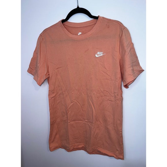 Nike Other - Nike Mens Light Madder Root/White Sportswear Club T-Shirt